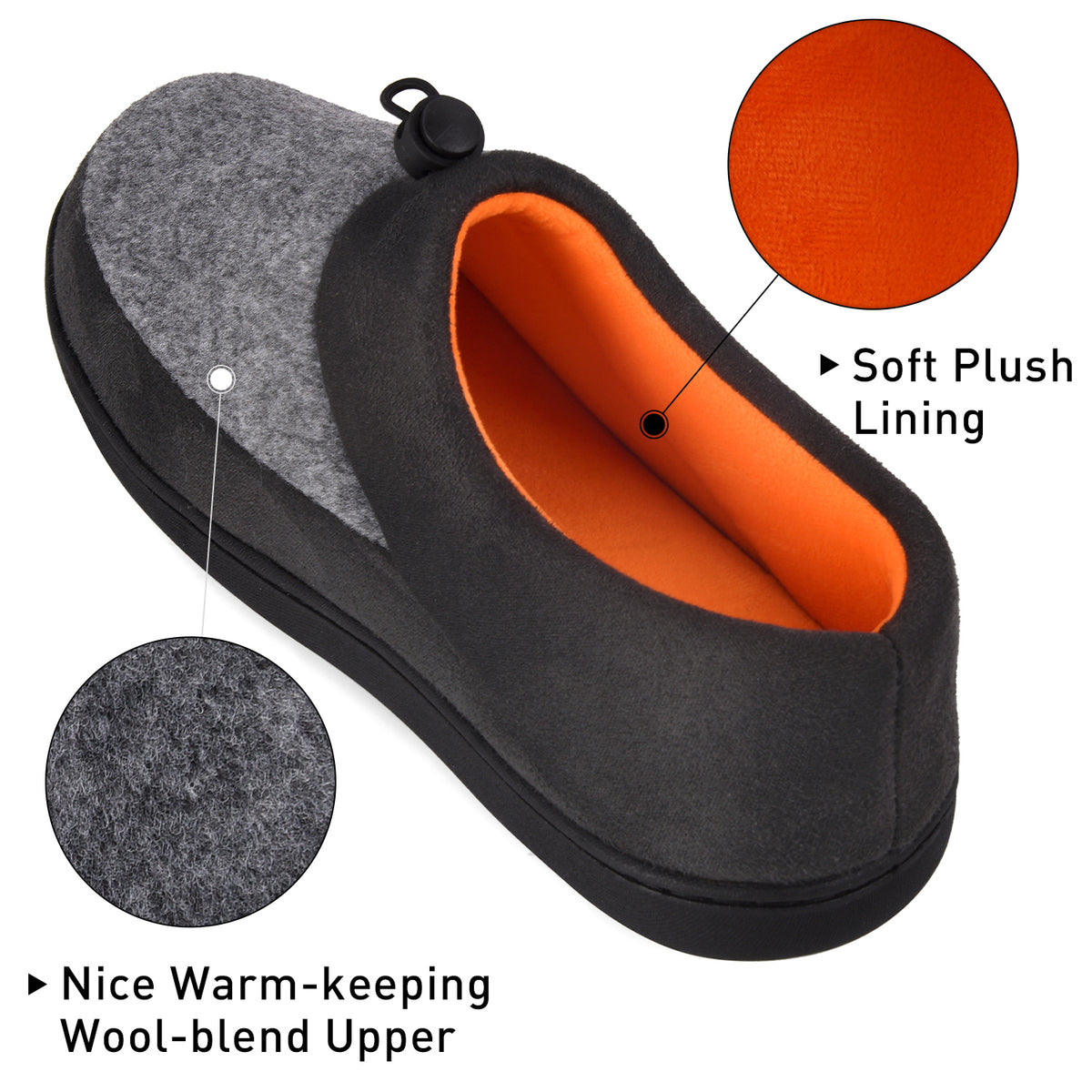 Fashion warm slippers mens